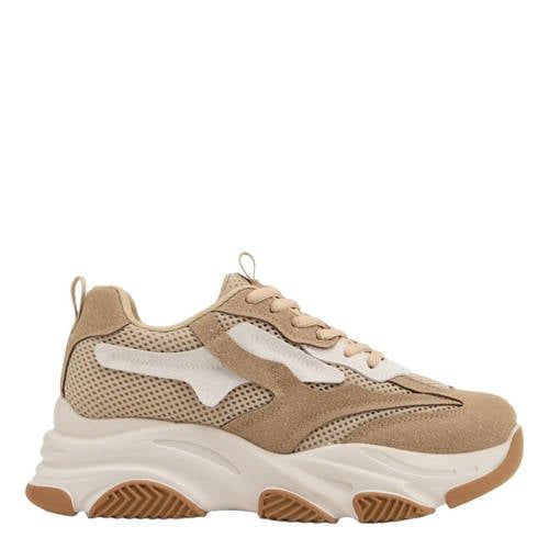 Graceland chunky imitatieleren sneakers - beige