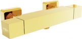 Mexen Cube thermostatische douchekraan, goud