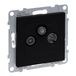 Legrand 765369 Wandcontactdoos TV + SAT Zwart