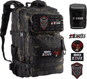 ZEUZ Tactical 45L Backpack - Camo - Unisex - Hiking Backpack - Nylon - With Laptop Section