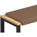 Maison Exclusive - Coussin De Banc Simili Cuir Cappuccino Profondeur 35 cm