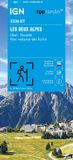 3336ET IGN 3336ET Les Deux Alpes / P. Ecrins: 1:25000 Wegenkaart