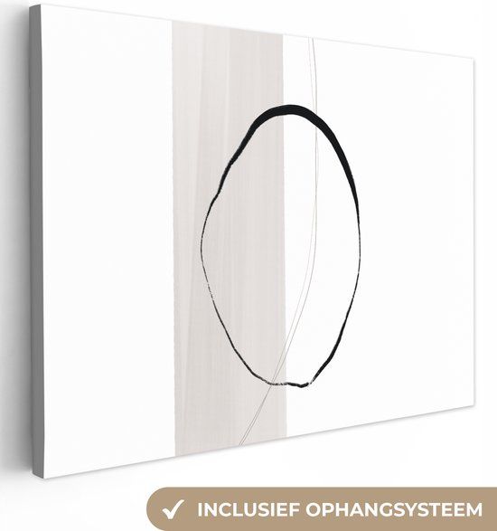 OneMillionCanvasses Canvas schilderij 160x120 cm - Abstract Pastel Design