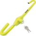 Verrou de direction Icecat - Volant griffe antivol - Crochet de pédale de direction réglable - Immobilisateur extensible pour voiture, camion, camping-car, van - Jaune