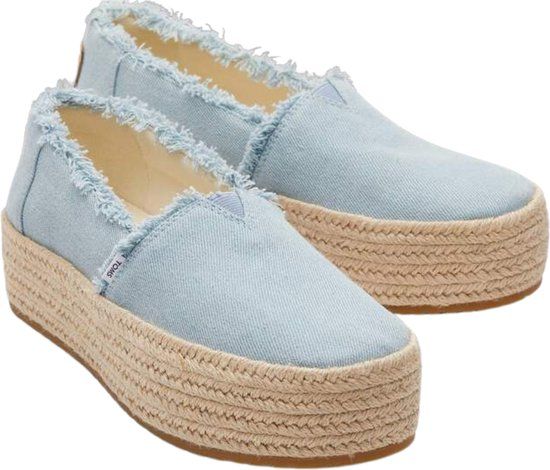 TOMS Valencia Espadrilles - Women - Blue - Size 36