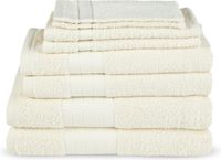 Good Morning uni handdoek effen kleur - Handdoekenset 8 - Ecru - Badstof