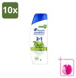 Head & Shoulders 10 x 2-en-1 Pomme Fraîche Shampooing Antipelliculaire 300 ml