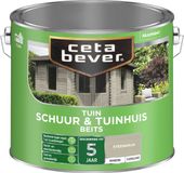 CetaBever Schuur & Tuinhuis Beits - Steengrijs - Zijdeglans - 2.5 liter