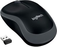 Logitech Maus, draadloos, M185, grijs, geschikt voor zowel linker- als rechterhand