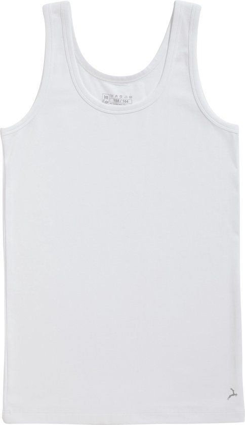 Ten Cate Basics Singlet - White - Boys - Size 146/152