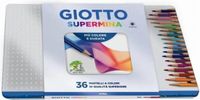 Giotto FILA 236900 - Metalen etui met kleurpotloden, 36 stuks
