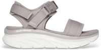 Skechers D'Lux Walker Plateau Sandalen Vrouwen Maat 41 Synthetisch Rubber Bruin