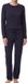 Ammann Dames pyjama Mix & Match Lange mouw Effen Vrouwen 50% Katoen, 50% Modal Night sky XL