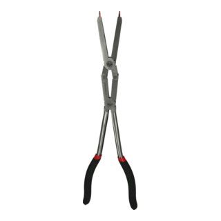 KS Tools dubbelgebroken borgveertang voor buitenliggende borgringen, 345 mm