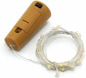 Merkloos Flesverlichting kurk - LED lichtsnoer - 20 led lampjes - 2 meter