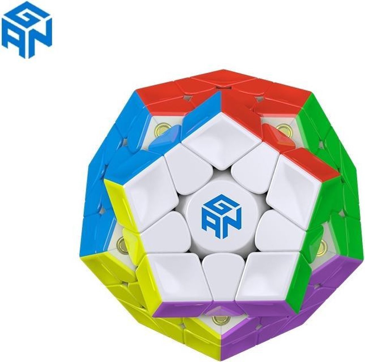 GAN Megaminx M Speed Cube Magnetisch - Stickerless - Draai Kubus Puzzel - Magic Cube