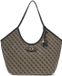 GUESS shopper Samantha Girlfriend Tote Black Logo beige