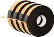 vidaXL Zelfklevende Schuimtape Zwart 40mm x 5m 4 stuks