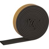 Fix-o-moll tochtband zelfklevend D 9x6mm 18m zwart