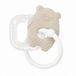 Nattou Silicone koelbijtring - Bijtspeelgoed Baby - Verkoeldende Bijtring - Klei