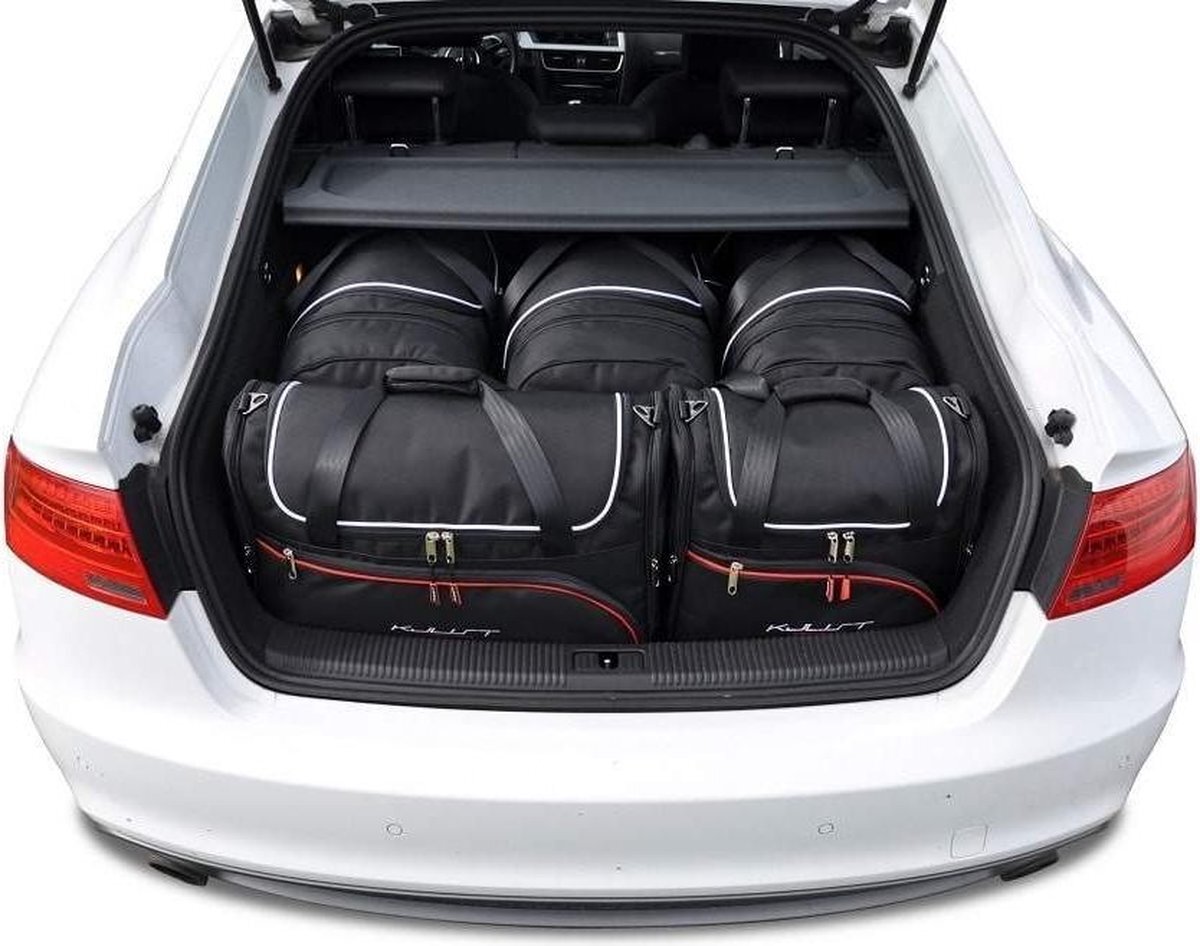 mijnautoreistassen.nl AUDI A5 SPORTBACK 2009-2016 5delig Reistassen Op Maat Auto Interieur Kofferbak Organizer Accessoires