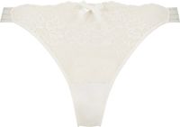 Hunkemöller Dames Lingerie String Sully - Wit - maat M