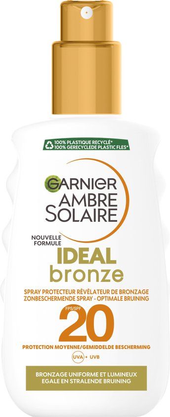 Garnier Ambre Solaire Ideal Bronze Zonnebrandspray SPF 20 - 200 ml - 6 stuks