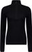 Airforce Ruby Ribbed Ski Pully Dames Zwart S/36