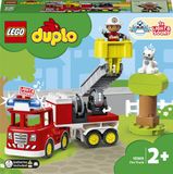LEGO DUPLO Town Camion de pompiers 10969 - Jouet éducatif pour tout-petits