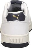 PUMA Sneakers Mannen - Maat 41 - Wit/Donkerpaars - Imitatieleer