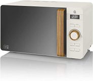 Swan Nordic digitale magnetron, 20 l, 6 standen, 800 W vermogen, 60 minuten timer, mat wit