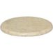 Crème Ø40x2,5 Cm Marbre Plateau de table Plateau de bureau Plateau de table