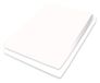 Bassetti Topper hoeslaken Uni wolwit 181 van katoen en elastaan in de kleur wolwit, afmetingen: 90cm x 190cm, 100cm x 220cm