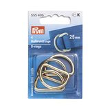 Prym 555406 25 mm new goud halfronde ringen, zinklegering