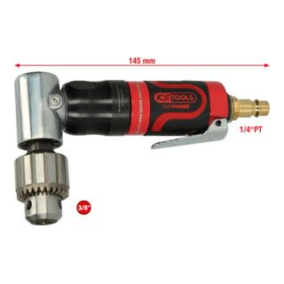 KS Tools 3/8 SlimPOWER Mini pneumatische ratel, omschakelbaar