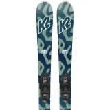 K2 Skis enfants Indy + FDT 4.5 (76cm - Bleu)