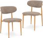 IDIMEX ARIEL Eetkamerstoelen, set van 2 – beige