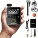 WORKPRO Mini compresseur d’air sans fil portable 8 V Pompe à air rechargeable 140 PSI (9,78 bar) Charge USB Type-C Gonfleur portable pour voiture, moto, vélo, ballon, lampe de poche et batterie externe