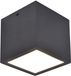 LUTEC Gemini Plafondlamp voor buiten LED Donkergrijs