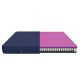 Cecotec Viscoelastisch matras Flow e-Hybrid + 90 x 200 cm, 4 lagen, pocketvering SpringCore, hoogte 28 cm, hoge sterkte, SeparateMuv, MorphoAdapt+, SoftFresh & EasyClean