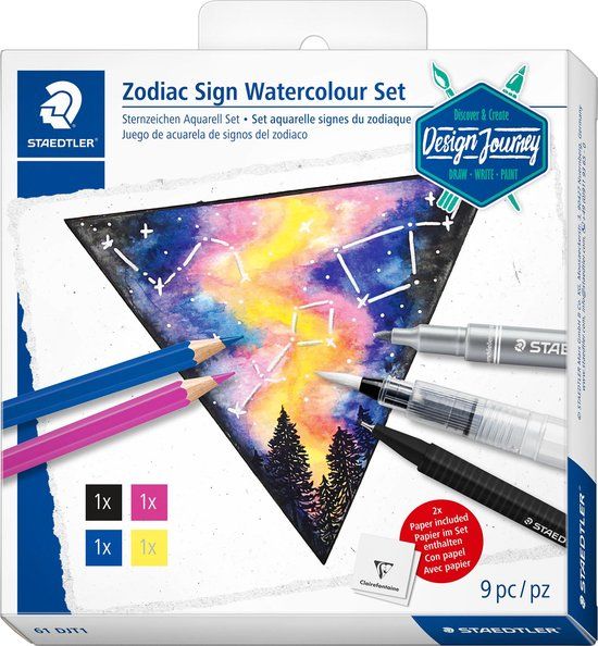 STAEDTLER Zodiac sign watercolour set