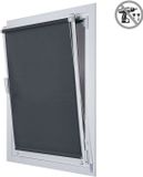 Storesdeco Opaco EasyFix rolgordijn, verduisterend, zonder boren, grijs, 150x180 cm