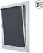Storesdeco EasyFix rolgordijn, verduisterend, sans perçage, gris, 150x180 cm