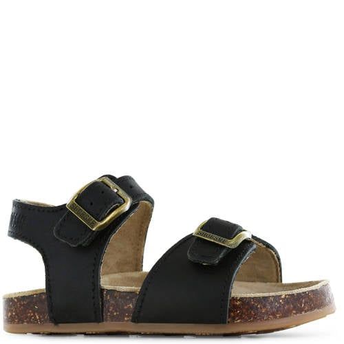 Shoesme leren sandalen - zwart