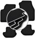 WLG-CARLUX CARLUX-SILVER automatten voor: Ford Ka MK1 hatchback (1998-2006)
