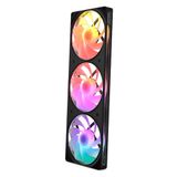 NZXT F420 RGB Reverse - 420mm Enkelram Reverse Fan - Zwart
