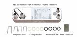 Danfoss Service Kit warmtewisselaar T2 40-platen voor Akva Lux/Reno/VX-F