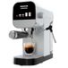 Taurus - Euforia Digital machine expresso 1350 W | 20 bar | réservoir 900 ml | porte-filtre 1 et 2 sorties | buse vapeur | écran tactile | réchauffe-tasses | finition acier inoxydable