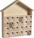 Artemio Houten Adventskalender 31,5x7x34 cm