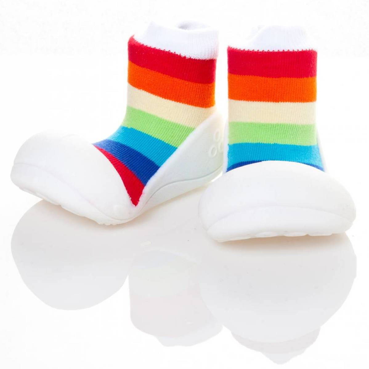 Attipas babyschoentjes Rainbow Wit Maat: 24 14 5 cm